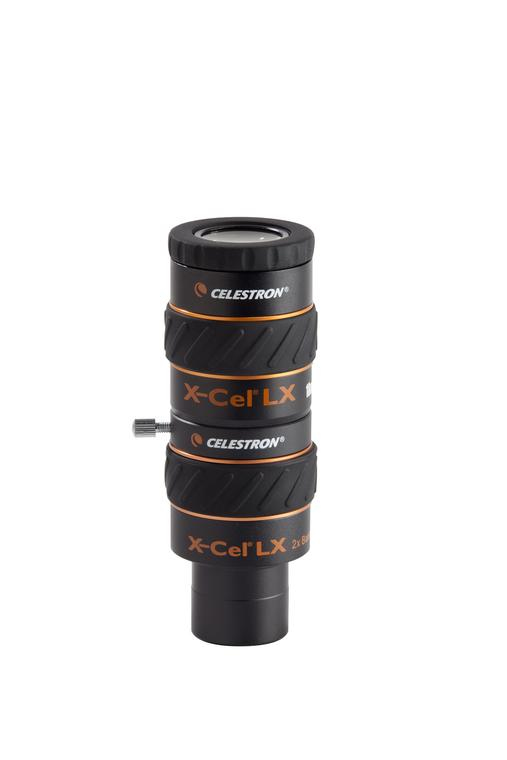 Miniatyrbild 3 av 4: Celestron X-Cel LX 1.25" 2x Barlow Lens okulära linser Teleskop Svart
