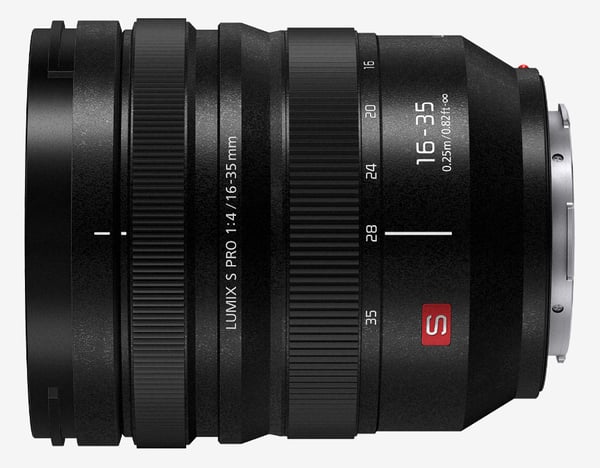 Panasonic Lumix S Pro 16-35mm F4.0 MILC Bred zoomlinse Sort