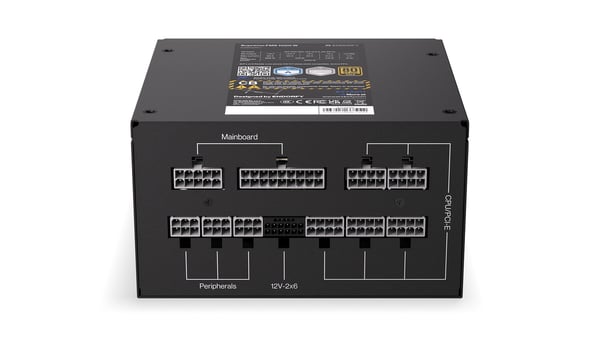 Miniatyrbild 12 av 18: ENDORFY Supremo FM6 1000 W strömförsörjningsenheter 24-pin ATX ATX Svart
