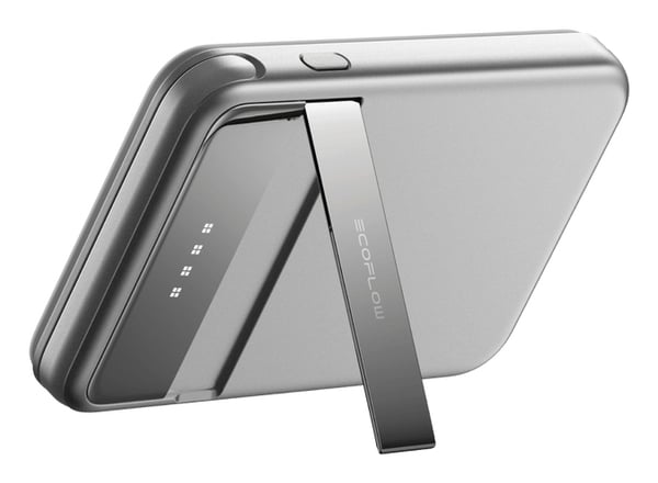 EcoFlow EF-RAPID5000-EU akku- ja paristolaturi Litiumioni (Li-Ion) 5000 mAh Langaton lataaminen Hopea
