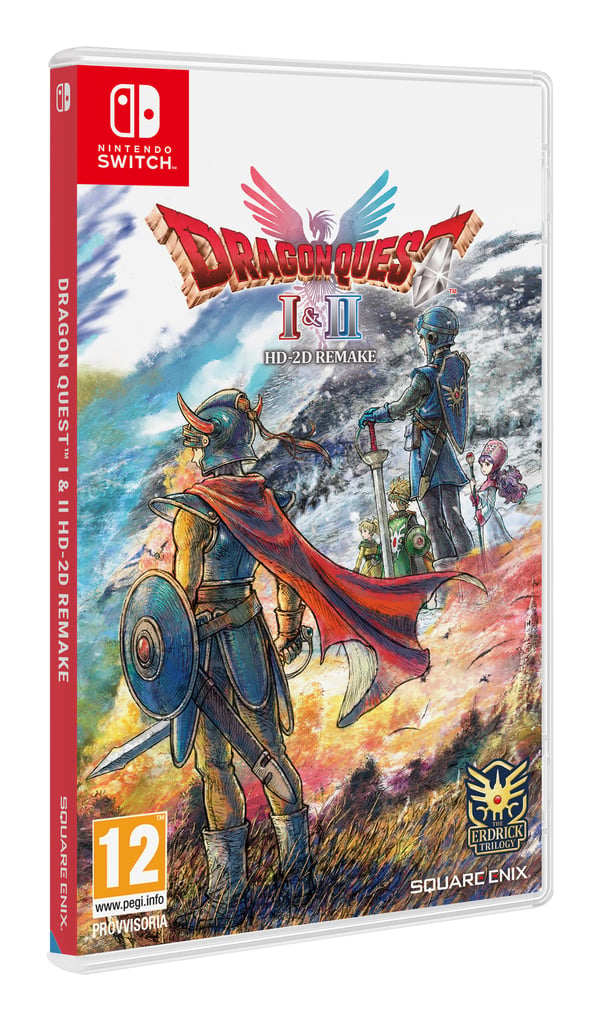 Square Enix Dragon Quest I & II HD-2D Remake (Nintendo Switch) Forenklet kinesisk, Tysk, Engelsk, Spansk, Fransk, Italiensk, Japansk