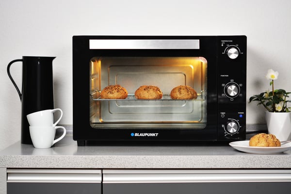 Blaupunkt EOM601 ugnar Svart, Rostfritt stål