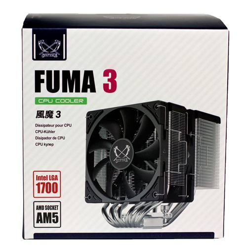 Miniatyrbild 2 av 12: Scythe Fuma 3 Processor Luftkylare 12 cm Svart 1 styck