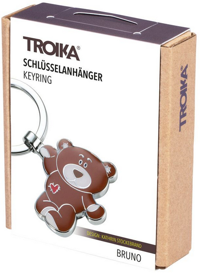 TROIKA Bruno Avainrengas Ruskea
