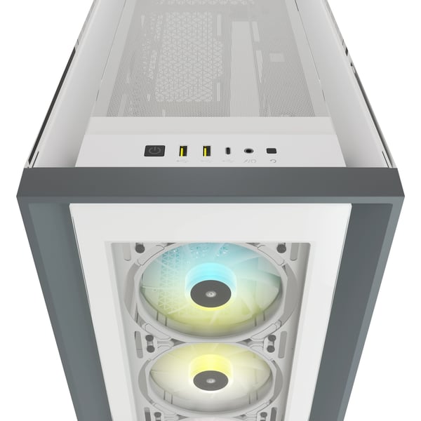 Miniatyrbild 17 av 17: Corsair iCUE 5000X RGB Midi Tower Vit