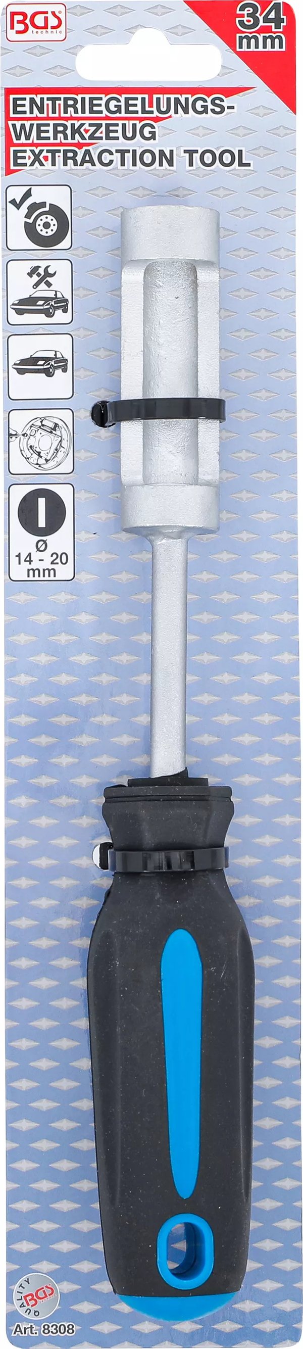 Miniatyrbild 4 av 5: BGS technic Brake Shoe Spring Extraction Tool