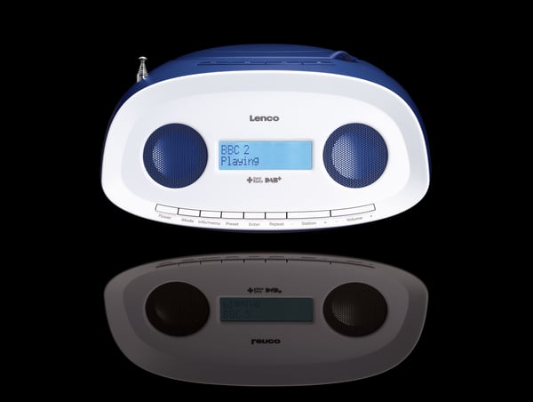 Miniatyrbillede 2 af 6: Lenco SCD-69 Analog & digital 2 W AM, DAB, DAB+, FM, PLL Blå MP3-afspilning