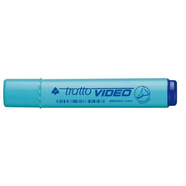 Tratto Video speedmarker 12 stk Mejselspids Blå Tratto Video speedmarker 12 stk Mejselspids Blå