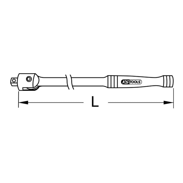 KS Tools 918.1801 svensknøgle adapter & forlænger 1 stk Forlængelsesbjælke