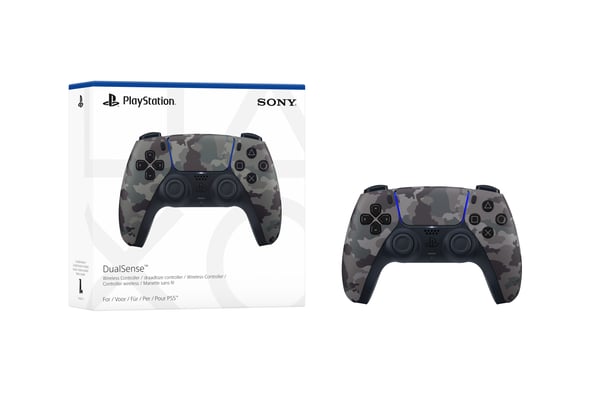 Sony DualSense Camouflage, Grå Bluetooth Gamepad Analog/digital Android, MAC, PC, PlayStation 5, iOS