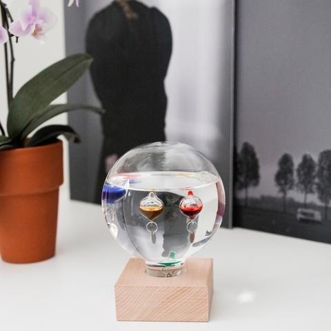 Kikkerland ST84 termometrar inomhus Transparent, Trä