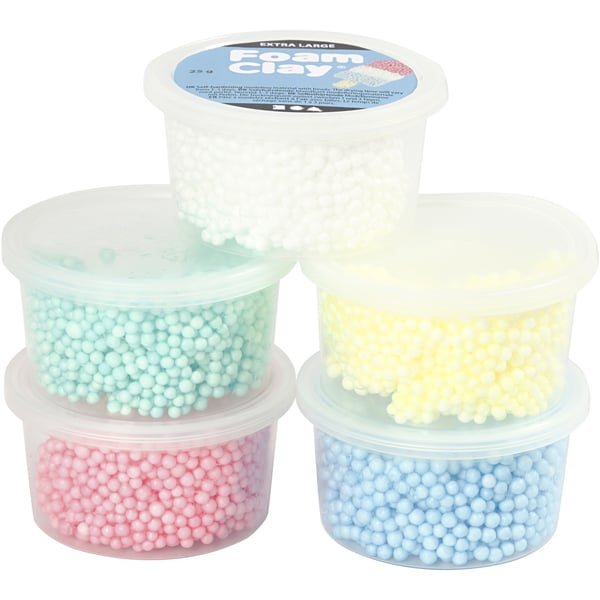 Creativ Company 780940 kulutustavaroiden muovaus Muotoilusavi 125 g Valikoidut värit 5 kpl