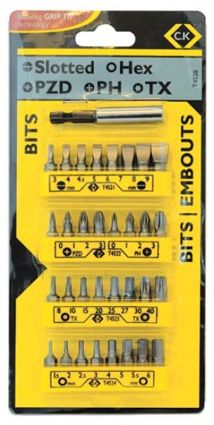 C.K Tools T4520 manuel skruetrækker Sæt