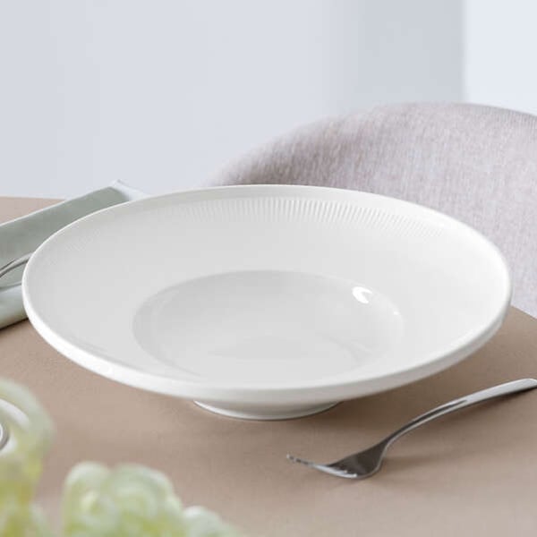 Pikkukuva 2 / 3: Villeroy & Boch Afina Keittolautanen Pyöreä Posliini Valkoinen 1 kpl