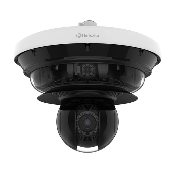 Hanwha PNM-C34404RQPZ overvågningskamera Kuppel IP-sikkerhedskamera Indendørs & udendørs 3840 x 2160 pixel Loft