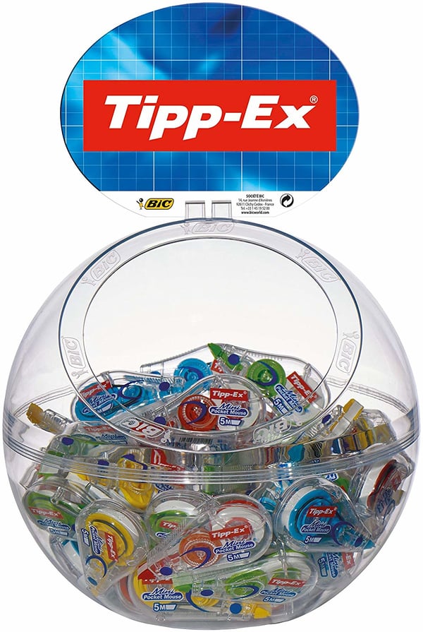 TIPP-EX Mini Pocket Mouse Fashion korjausnauha 5 m Monivärinen 40 kpl