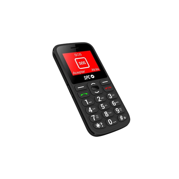 SPC FORTUNE 2 4G 4,5 cm (1.77") 74 g Svart Seniortelefon
