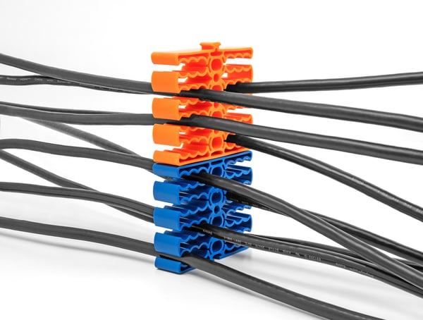 DeLOCK 66255 kabelorganisator Universel Kabelholder Orange 1 stk