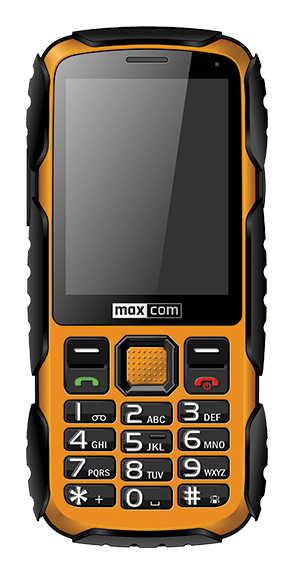 MaxCom Strong MM920 7,11 cm (2.8") 140 g Svart, Gul Robust telefon