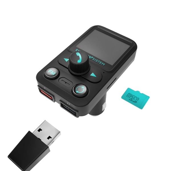 Energy Sistem Car FM Xtra 87,5 - 108 MHz Bluetooth/USB Musta