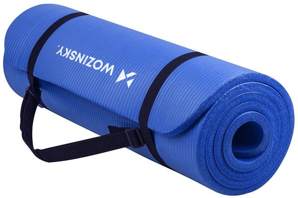 Miniatyrbillede 3 af 5: Wozinsky 5907769300424 yoga måtte Skum Blå