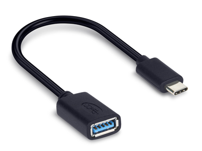 Miniatyrbild 1 av 4: Hamlet XADTC-U2A-MF02 USB-kablar USB 3.2 Gen 1 (3.1 Gen 1) 0,2 m USB A USB C 5 Gbit/s Svart
