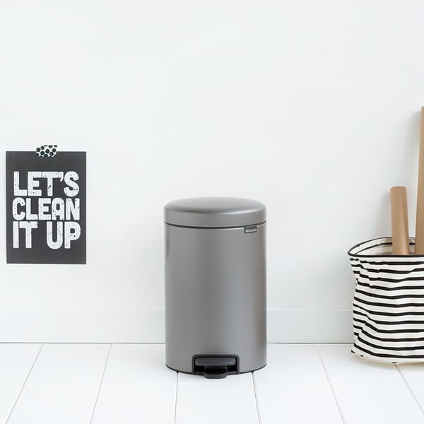 Brabantia 113628 affaldskurv Rund Platin