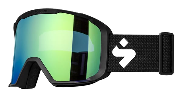 Sweet Protection Durden RIG vinter sportsbrille Sort Unisex Grøn Cylindrisk (flad) linse