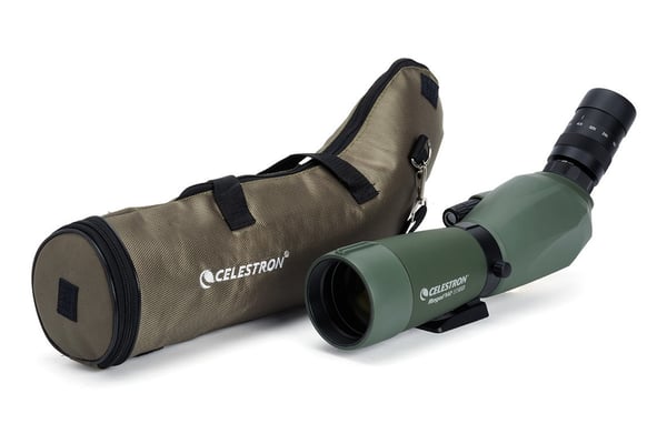 Miniatyrbillede 14 af 16: Celestron Regal M2 65ED udsigtskikkert 48x BaK-4 Sort, Grøn