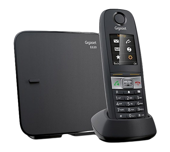 Pikkukuva 1 / 3: Gigaset E630 DECT-puhelin Soittajan tunnistus Musta
