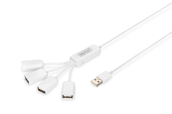 DIGITUS Slim Spider USB-Hubb