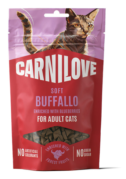 CARNILOVE SOFT Kissa Välipala Buffalo 50 g
