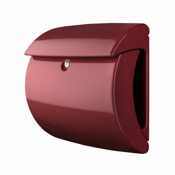 Miniatyrbillede 8 af 8: BURG-WÄCHTER PIANO 886 Merlot postkasse Rød Vægmonteret postkasse Plast