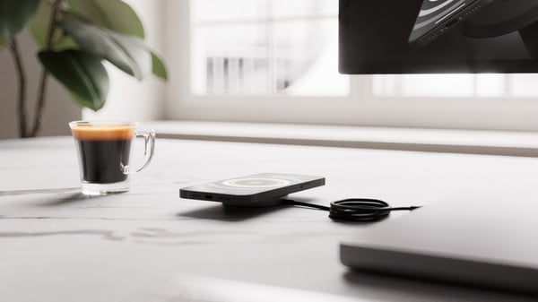 Miniatyrbillede 6 af 6: ZENS Pro 1 Hovedtelefoner, Smartphone Sort USB Trådløs opladning Hurtig opladning Indendørs