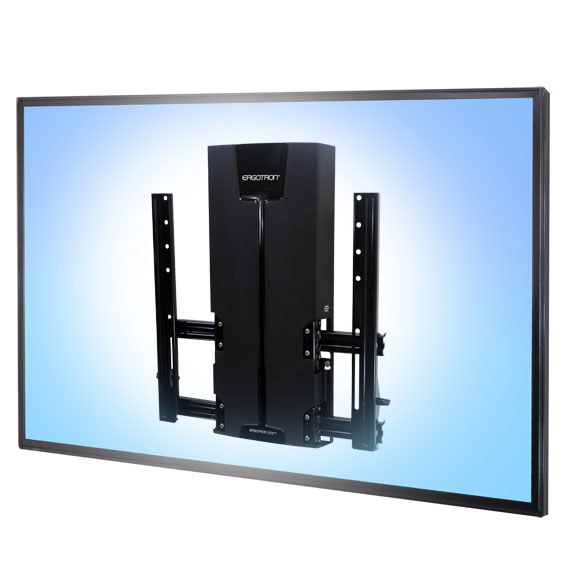Pikkukuva 3 / 3: Ergotron 61-128-085 monitorin kiinnike ja jalusta 160 cm (63") Seinä Musta