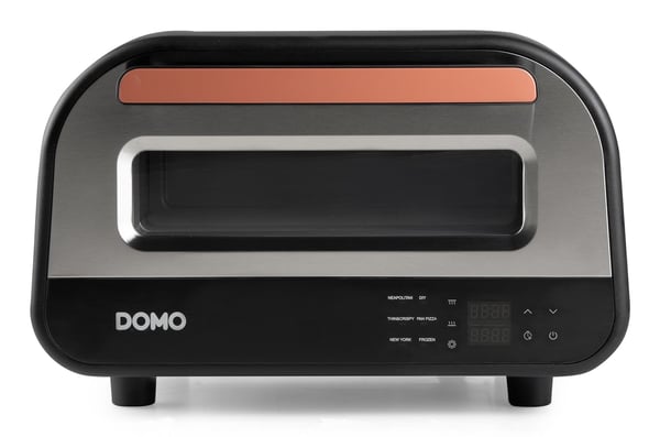 Domo DO9289PZ pizza fremstiller & ovn 1 pizza(er) 1700 W Rustfrit stål, Sort