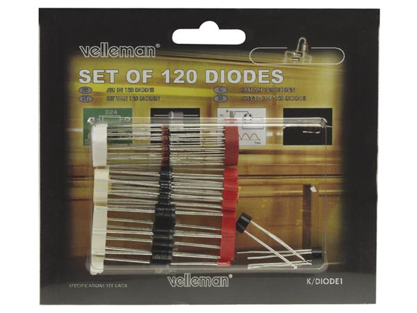 Velleman K/DIODE1 diode Light Emitting Diodes (LEDs) 120 stk