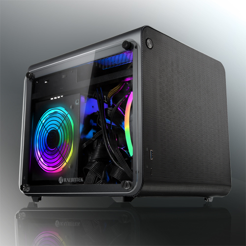 RAIJINTEK METIS EVO TGS Mini Tower Svart