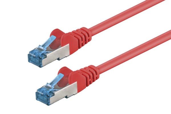 LOGON PROFESSIONELT PATCHKABEL SFTP/PIMF/LSOH 0,25M - CAT6A 500Mhz - RØD