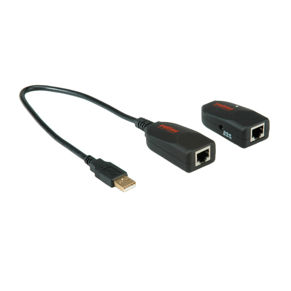 Miniatyrbild 5 av 7: ROLINE USB 2.0 Extender over RJ-45 Transparent