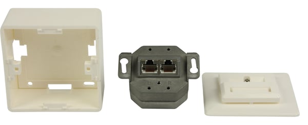 Valueline VLCP89150I kabel kønsskifter 2xRJ45 Hvid