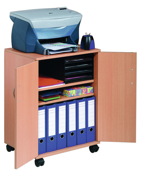 Miniatyrbillede 2 af 2: Durable 3115-47 Træ Multimedie trolley
