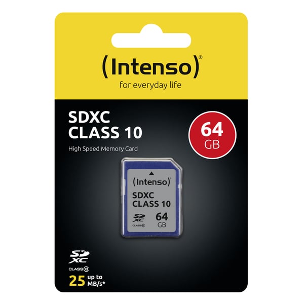 Miniatyrbillede 2 af 2: Intenso 3411490 hukommelseskort 64 GB SDXC Klasse 10