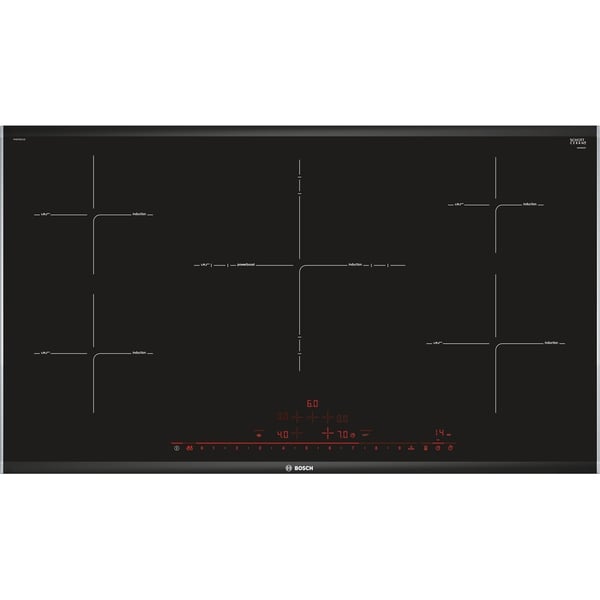 Miniatyrbillede 1 af 3: Bosch PIV975DC1E kogeplade Sort Indbygget 90 cm Zone induktionskogeplade 5 zone(s)