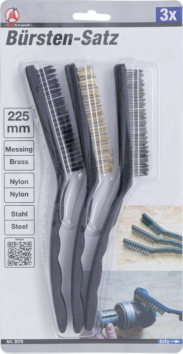 Miniatyrbillede 3 af 6: BGS technic Brush Set