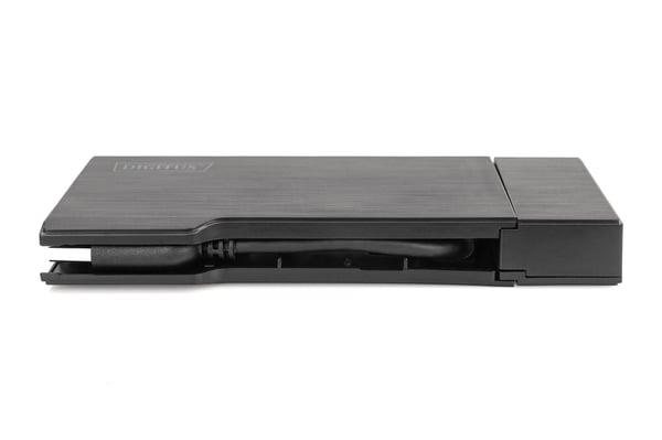 Digitus DA-70894 kannettavien tietokoneiden telakka ja porttitoistin Langallinen USB 3.2 Gen 1 (3.1 Gen 1) Type-A Musta