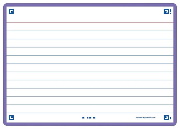 Oxford 400133913 indekseringskort Violet 80 stk