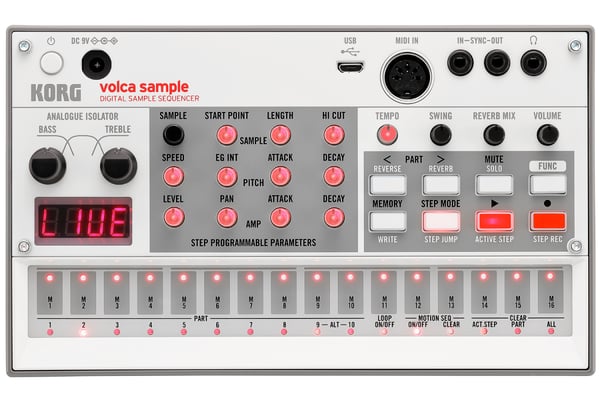 Korg volca sample2 Grå