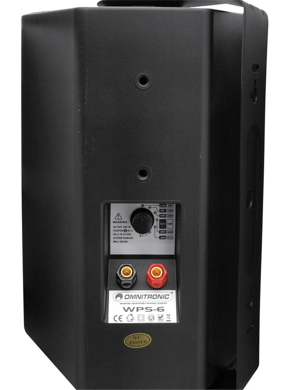 Omnitronic 80710532 højttaler 2-vejs Sort Ledningsført 40 W