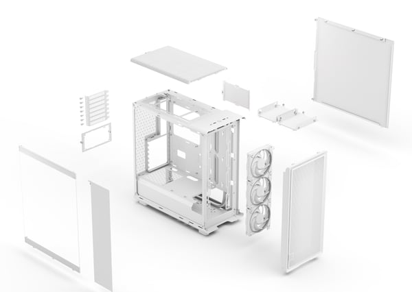 Miniatyrbild 13 av 17: Fractal Design Epoch Midi Tower Vit